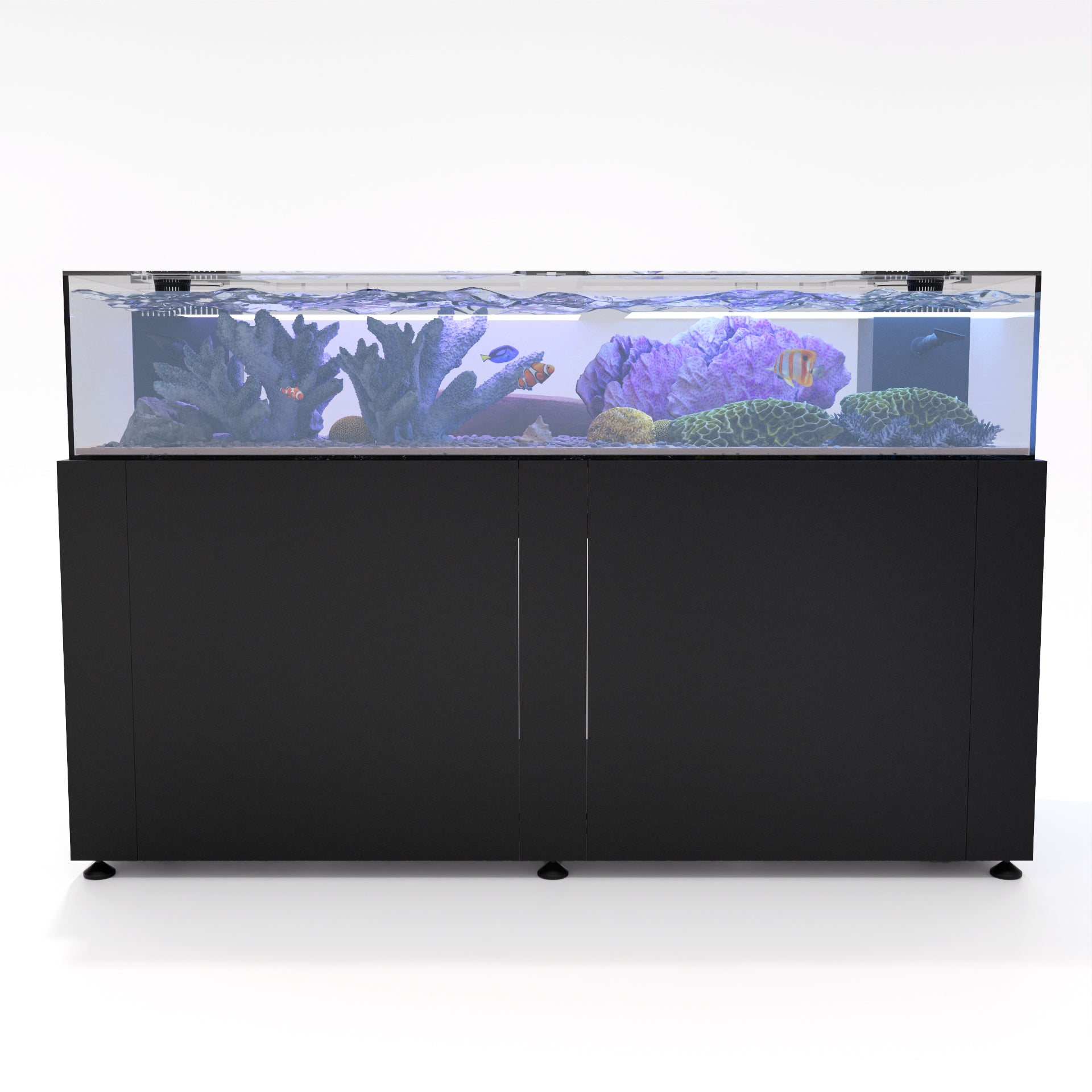 Tenecor® 60 Gallon Standard Aquarium AIO Drop In Kit Left Corner